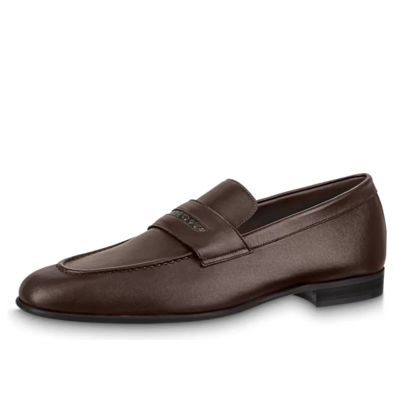 LOUIS VUITTON Glove Loafers 'Brown' 1AAR4S sold by KicksCrew