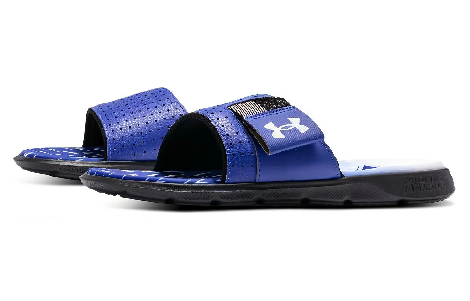 Under Armour Mercenary Slippers 'Blue Black' 3027252-400 sold by KicksCrew product image thumbnail 3