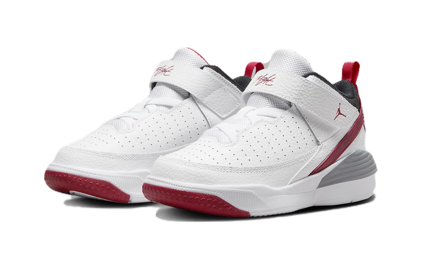 (PS) Air Jordan Max Aura 5 'White Varsity Red' DZ4354-101 sold by KicksCrew product image thumbnail 3