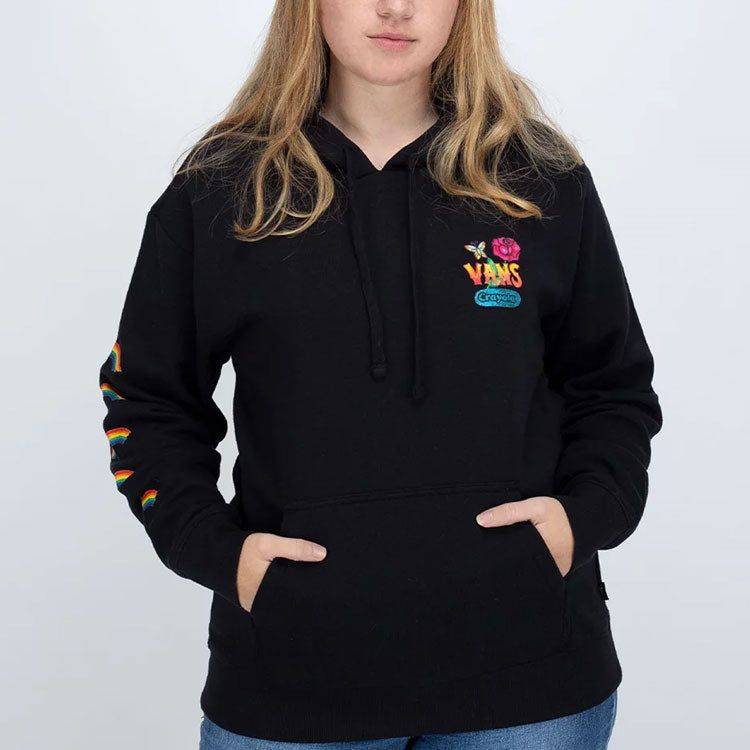 (WMNS) Vans x Crayola Hoodie 'Black' VN0A7RKLYUY sold by KicksCrew product image thumbnail 3