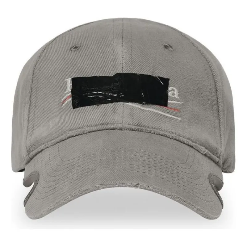 Balenciaga Gaffer Cap 'Grey' 719364410B21290 sold by KicksCrew