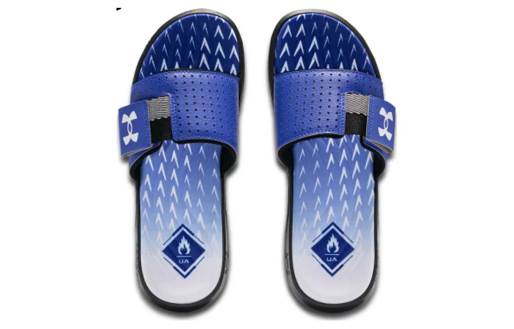 Under Armour Mercenary Slippers 'Blue Black' 3027252-400 sold by KicksCrew product image thumbnail 4