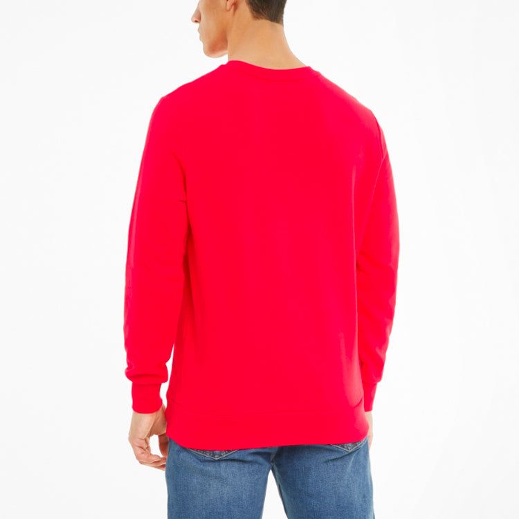 Puma Classics Logo Crew TR Sweater 'Red White' 531366-11 sold by KicksCrew product image thumbnail 5
