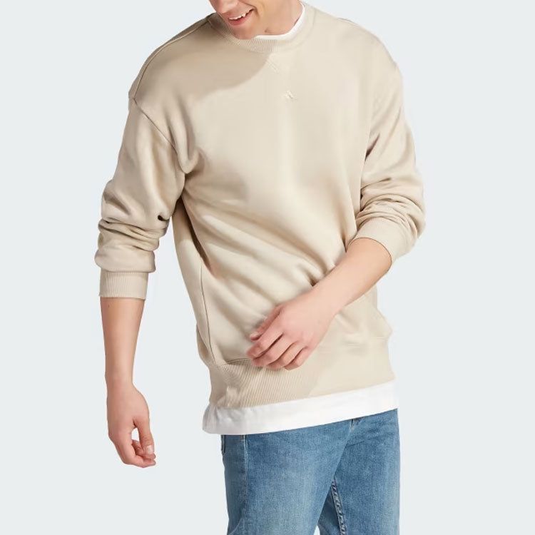Adidas All Szn Fleece Sweatshirts 'Beige' IP8351 sold by KicksCrew product image thumbnail 2