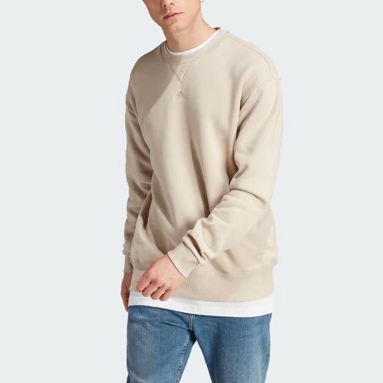 Adidas All Szn Fleece Sweatshirts 'Beige' IP8351 sold by KicksCrew product image thumbnail 4