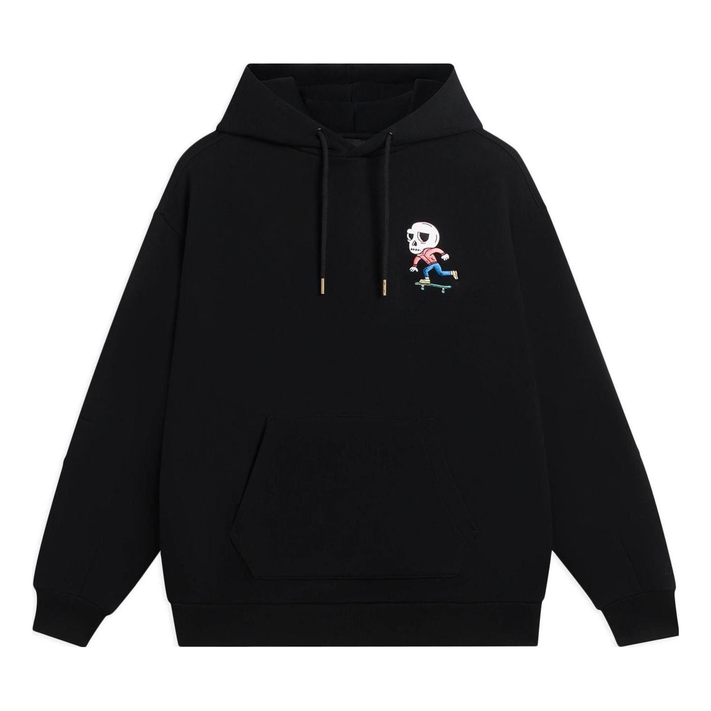Li-Ning x Pablo Ientile Skull Graphic Hoodie 'Black' AWDS913-4 sold by KicksCrew