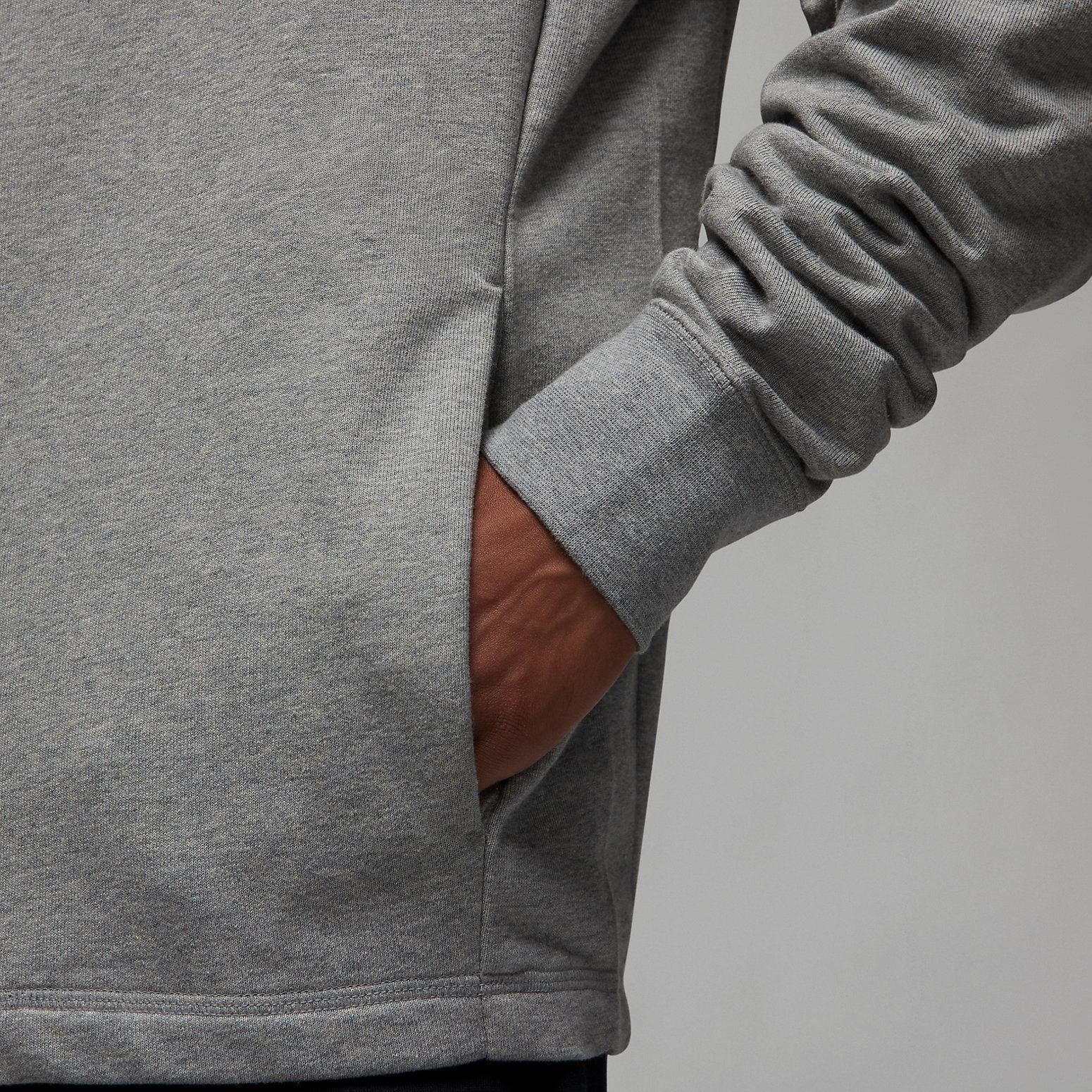 Air Jordan Dri-Fit Sport Graphic Fleece Pullover Hoodie 'Grey' FQ6808-063 sold by KicksCrew product image thumbnail 2