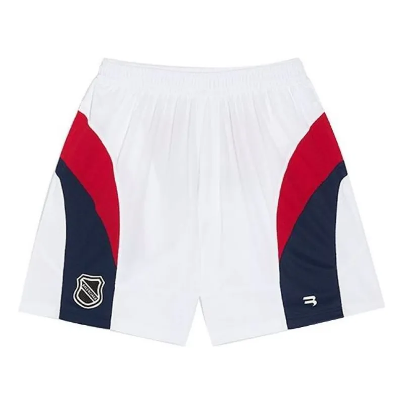 Balenciaga Logo Patch Hockey Short 'White' 657106TKV248090 sold by KicksCrew