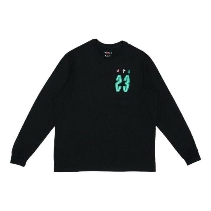 Air Jordan Miami 305 South Beach Long Sleeve Shirt 'Black' DB9350-010 sold by KicksCrew