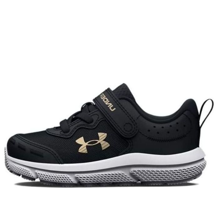 (TD) Under Armour Assert 10 AC 'Black Metallic Gold' 3026191-001 sold by KicksCrew