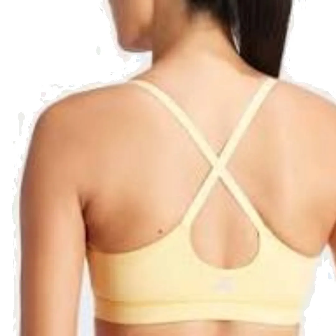 (WMNS) adidas All Me Light Support Bra Asia Sizing 'Yellow' IN0822 sold by KicksCrew product image thumbnail 3