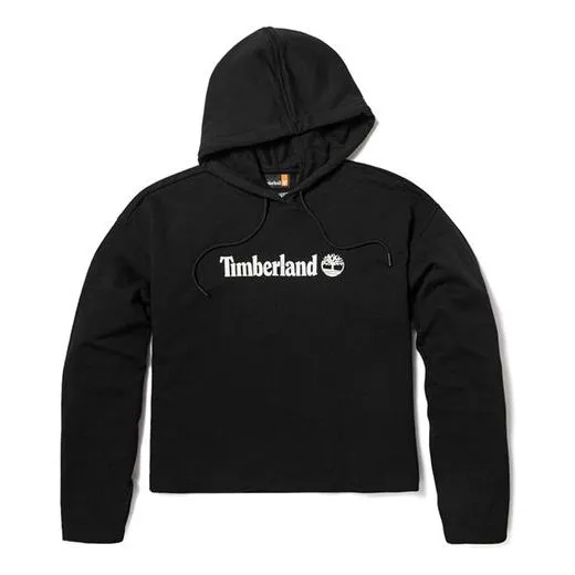 (WMNS) Timberland Brand hoodie 'Black' A6AZ2-001 sold by KicksCrew