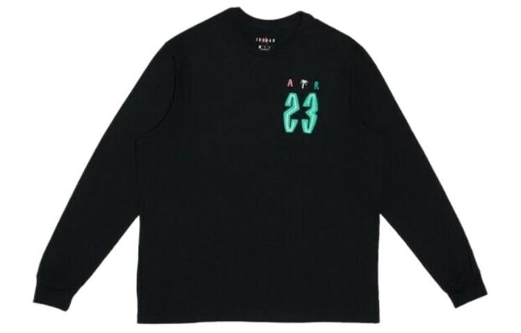 Air Jordan Miami 305 South Beach Long Sleeve Shirt 'Black' DB9350-010 sold by KicksCrew product image thumbnail 2
