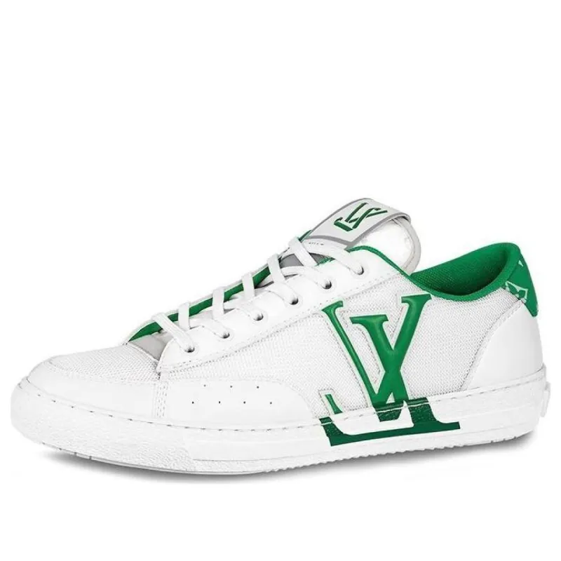 LOUIS VUITTON Charlie Sneakers 'White with Two Toned Green' 1ABM17 sold by KicksCrew