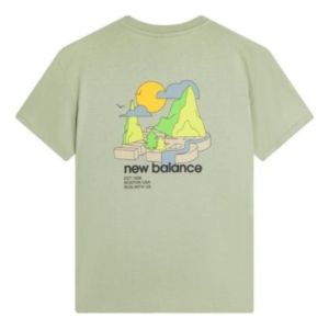 New Balance Graphic Print Tee 'Green' AMT22366-DRA sold by KicksCrew