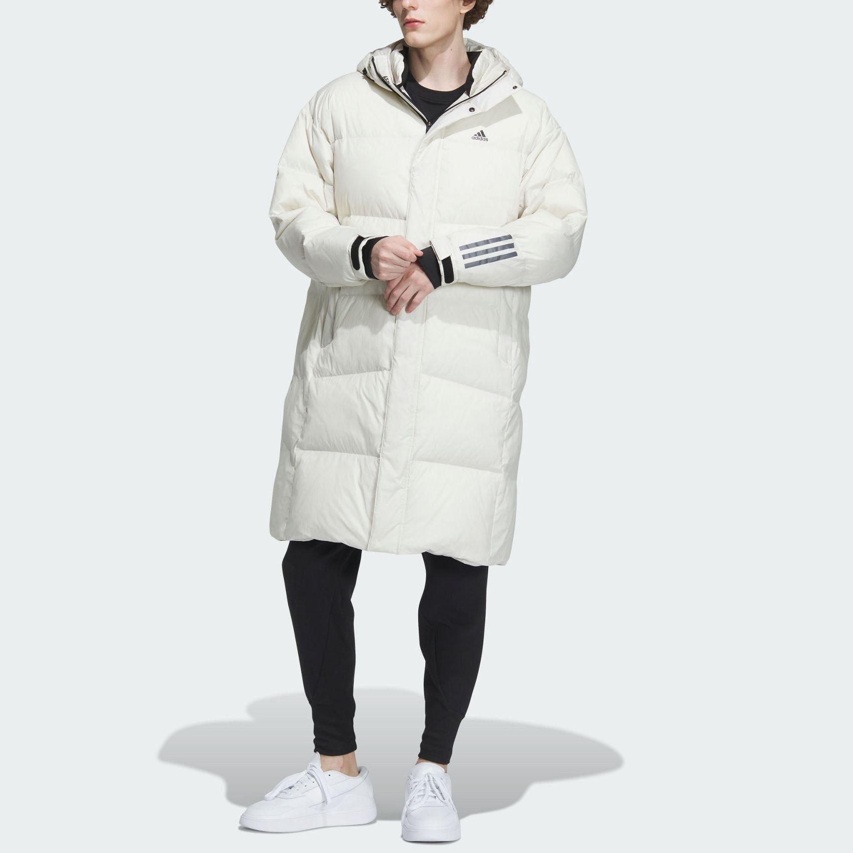 adidas Down Goose Long Jacket 'White' IL8927 sold by KicksCrew product image thumbnail 2