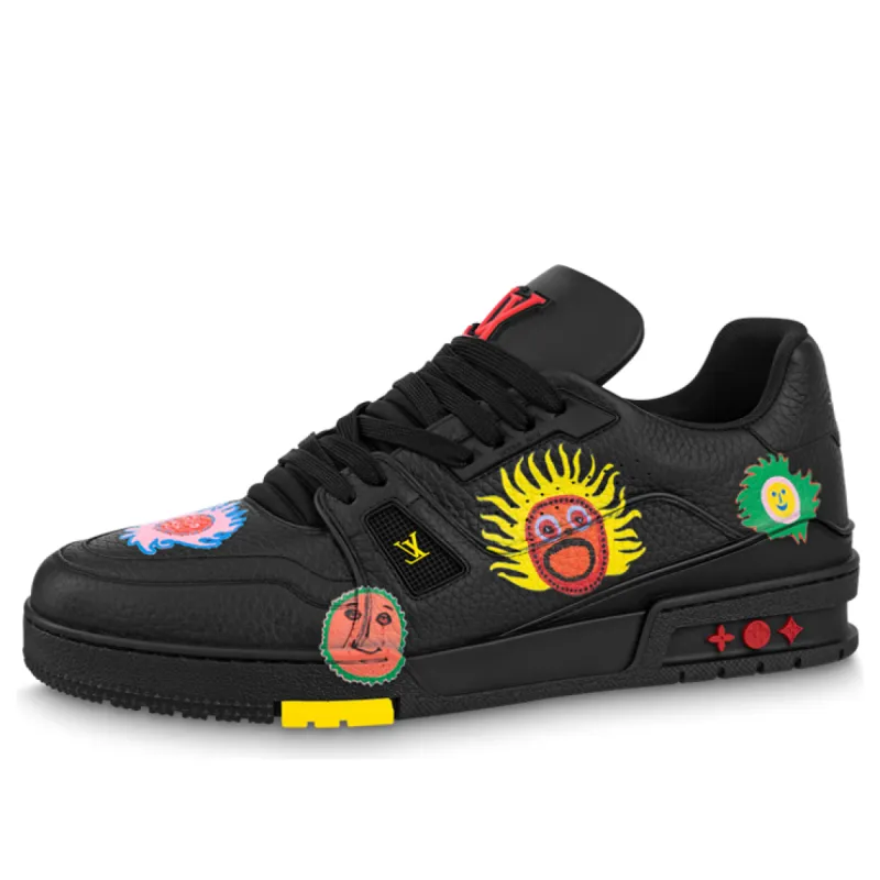 LOUIS VUITTON x YAYOI KUSAMA Sneaker 'Black with Icons' 1ABD2Q sold by KicksCrew
