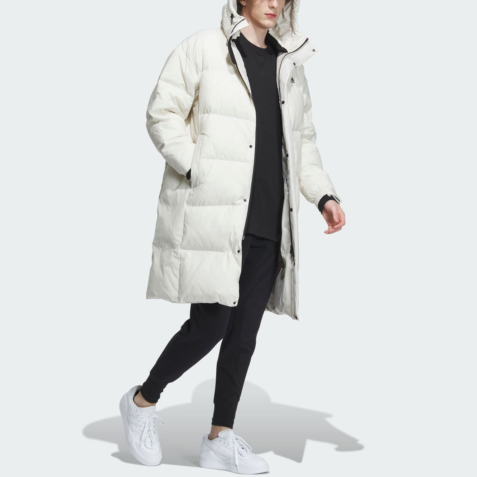 adidas Down Goose Long Jacket 'White' IL8927 sold by KicksCrew product image thumbnail 4