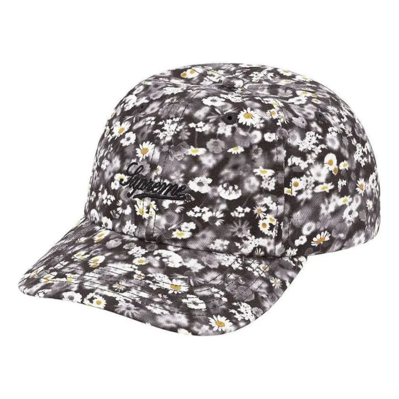 Supreme Liberty Floral 6-Panel 'White Black' SUP-SS21-772 sold by KicksCrew