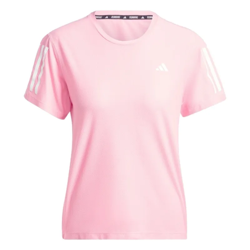 (WMNS) adidas Own The Run T-Shirt 'Pink' IV5488 sold by KicksCrew