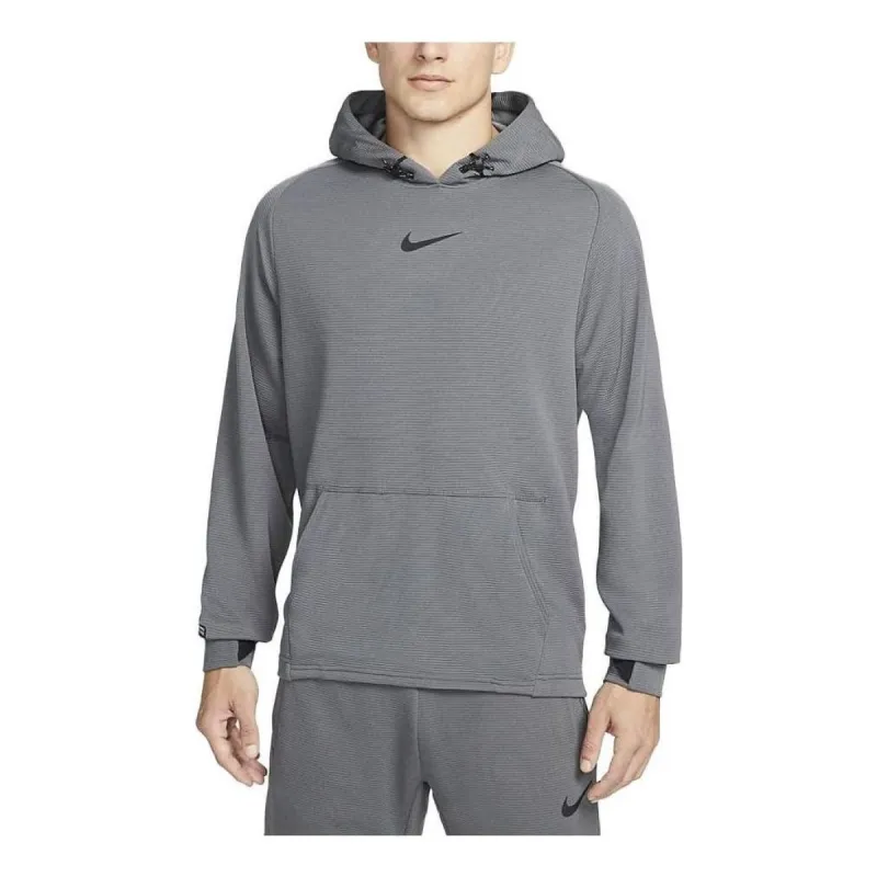 Nike Pro Fleece Training Hoodie 'Dark Grey' DM5889-068 sold by KicksCrew