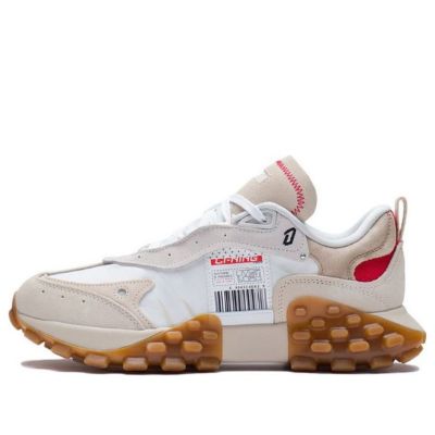 Li-Ning Overload 'White Grey Red' AZGS081-1 sold by KicksCrew