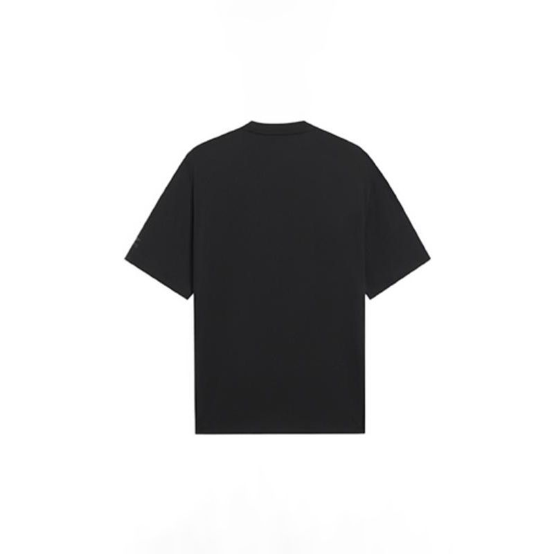 Li-Ning Classic Logo T-shirt 'Black White' AHSSA51-1 sold by KicksCrew product image thumbnail 2