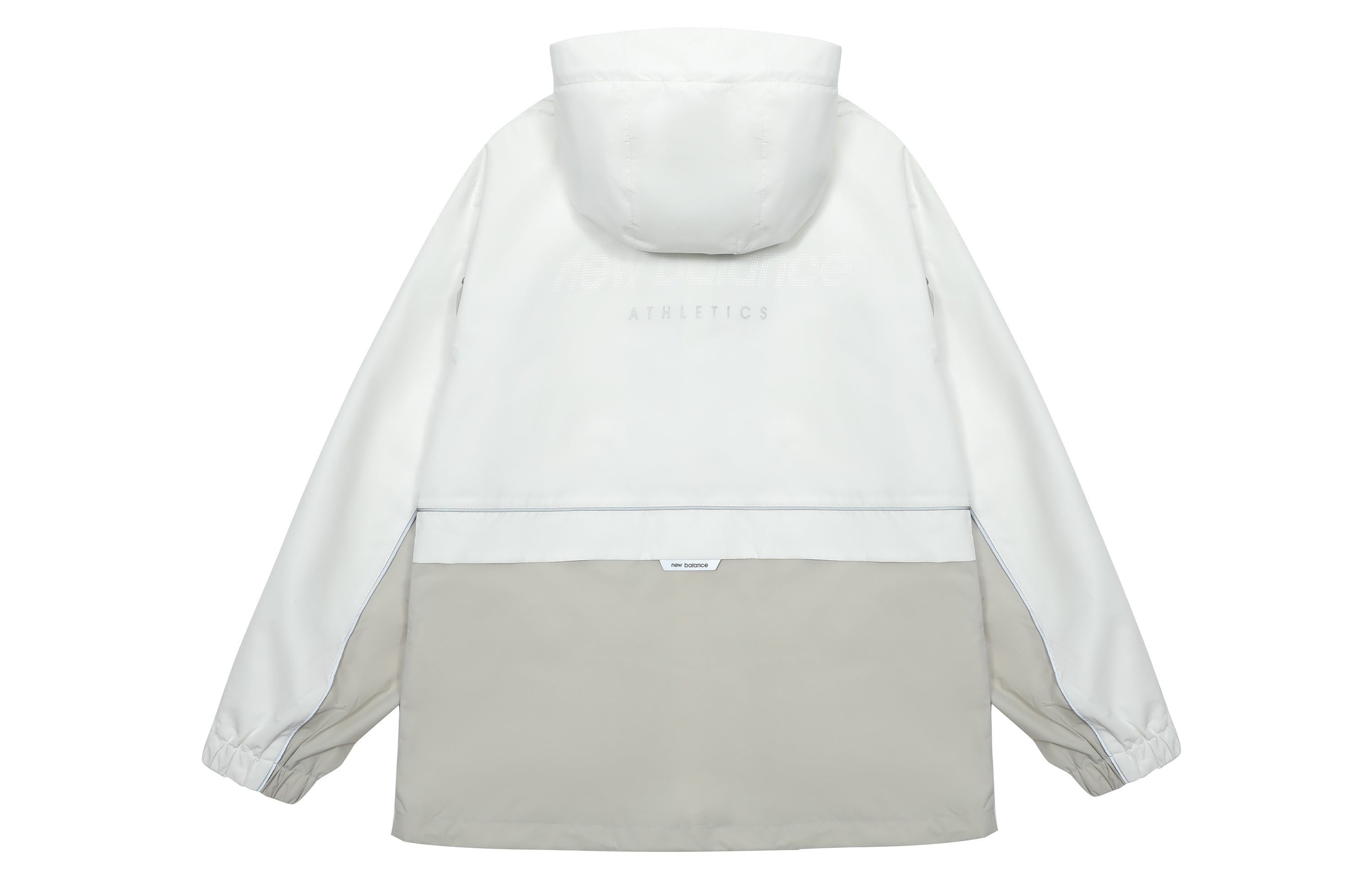 New Balance Windproof Jacket 'White Grey' 5AC39333-LBE sold by KicksCrew product image thumbnail 2