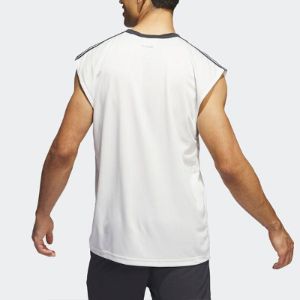 Adidas Basketball All World Sleeveless T-Shirts 'White' IL2293 sold by KicksCrew