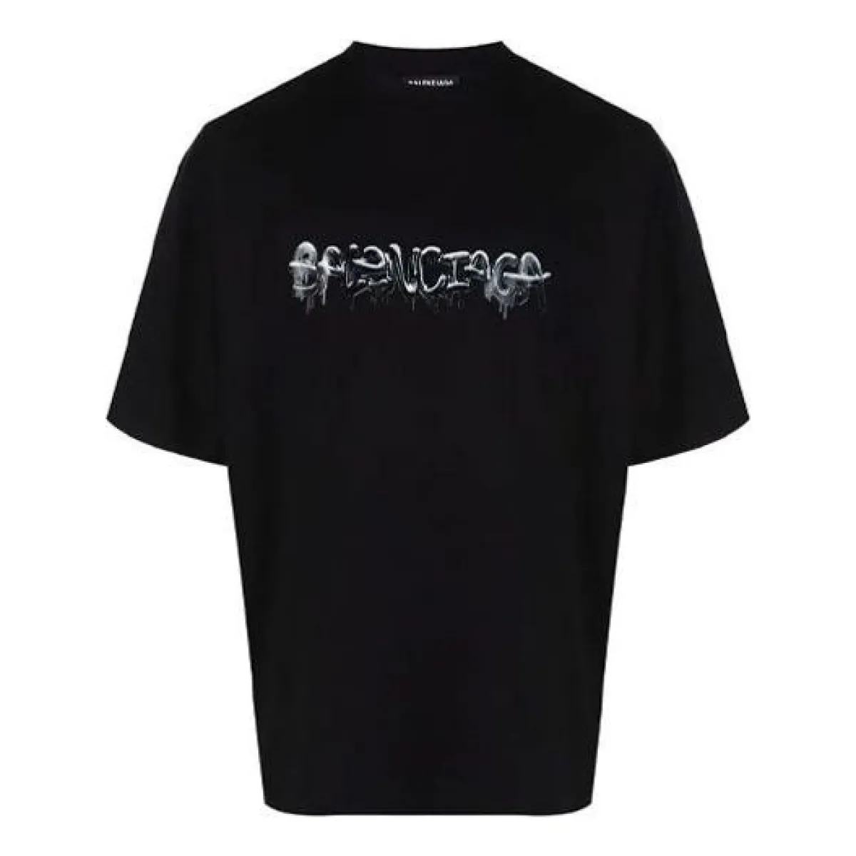 Balenciaga Slime Logo T-Shirt Medium-Fit 'Black