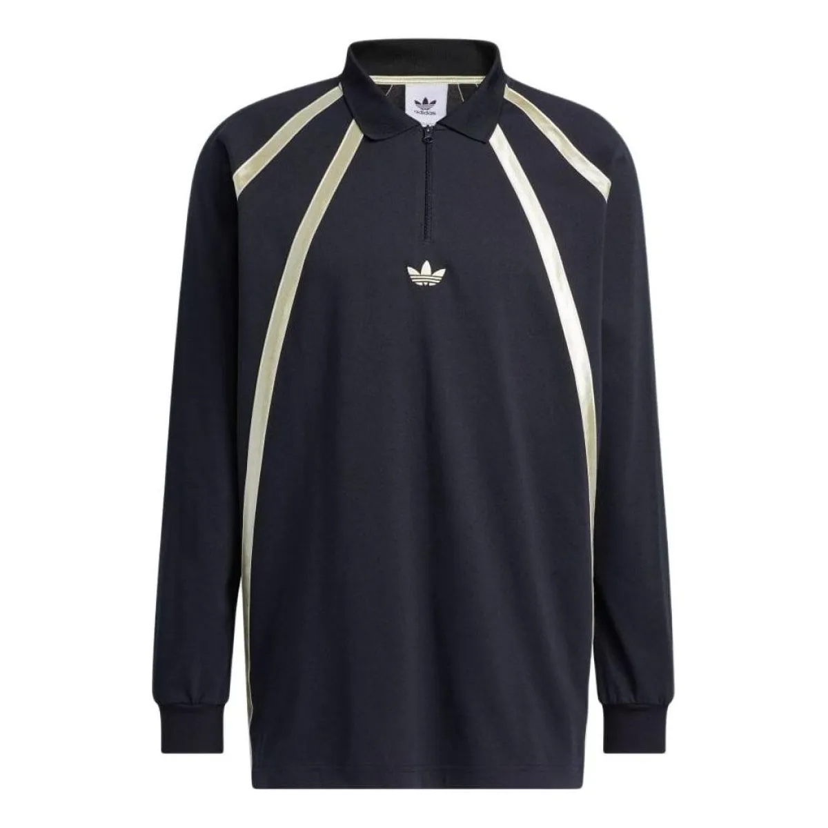 ★★Adairs★★ Rugby Polo T-Shirt Black IR6377 adidas Rugby Long Sleeve Polo Shirt (Gender Neutral) - Black
