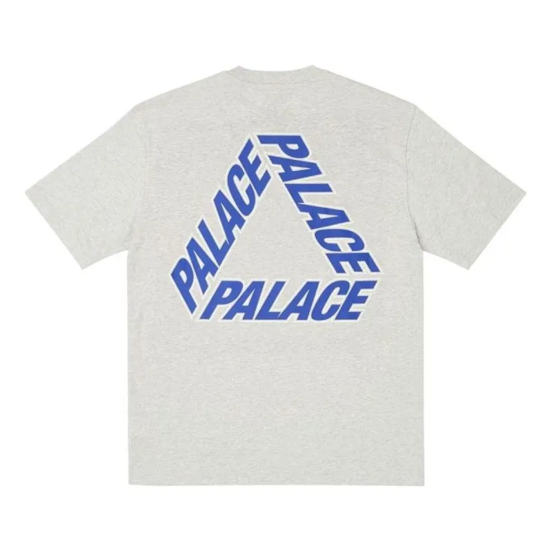 Palace P-3 Outline T-Shirt 'Grey Marl' P26TS193 sold by KicksCrew
