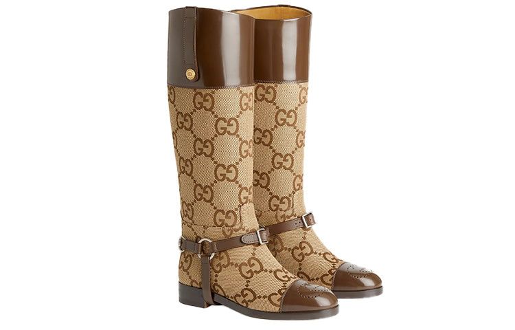 (WMNS) Gucci Knee-high Boot With Harness 'Brown' 674673-UKO50-2597 sold by KicksCrew product image thumbnail 2