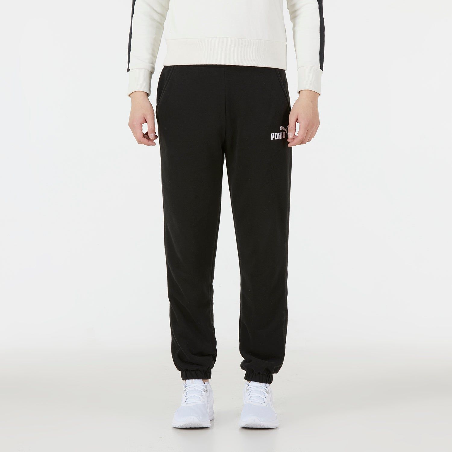 Puma ESS+ Relaxed Sweatpants 'Black' 849606-01 sold by KicksCrew product image thumbnail 3