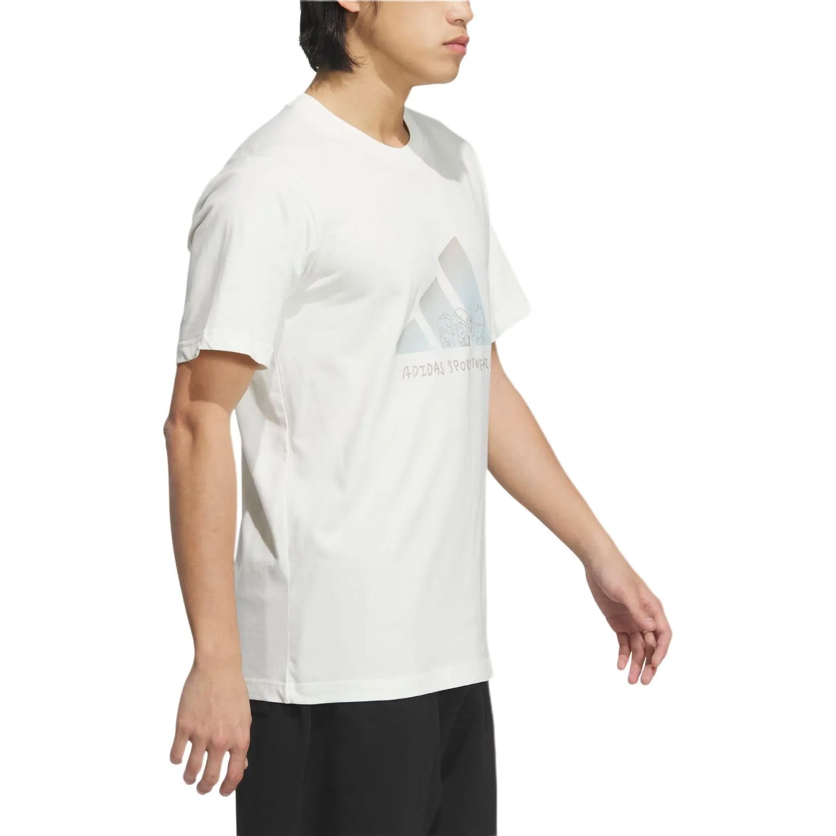 adidas Graphic T-Shirt 'White' JP4584 sold by KicksCrew product image thumbnail 4
