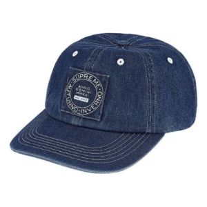 Supreme Milano Patch 6-Panel 'Blue White' SUP-FW21-016 sold by KicksCrew
