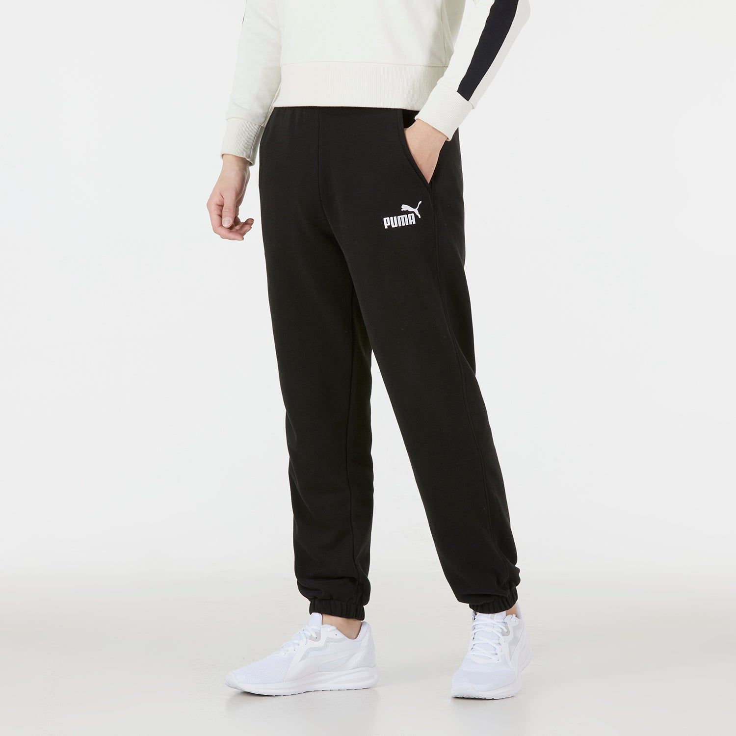 Puma ESS+ Relaxed Sweatpants 'Black' 849606-01 sold by KicksCrew product image thumbnail 5