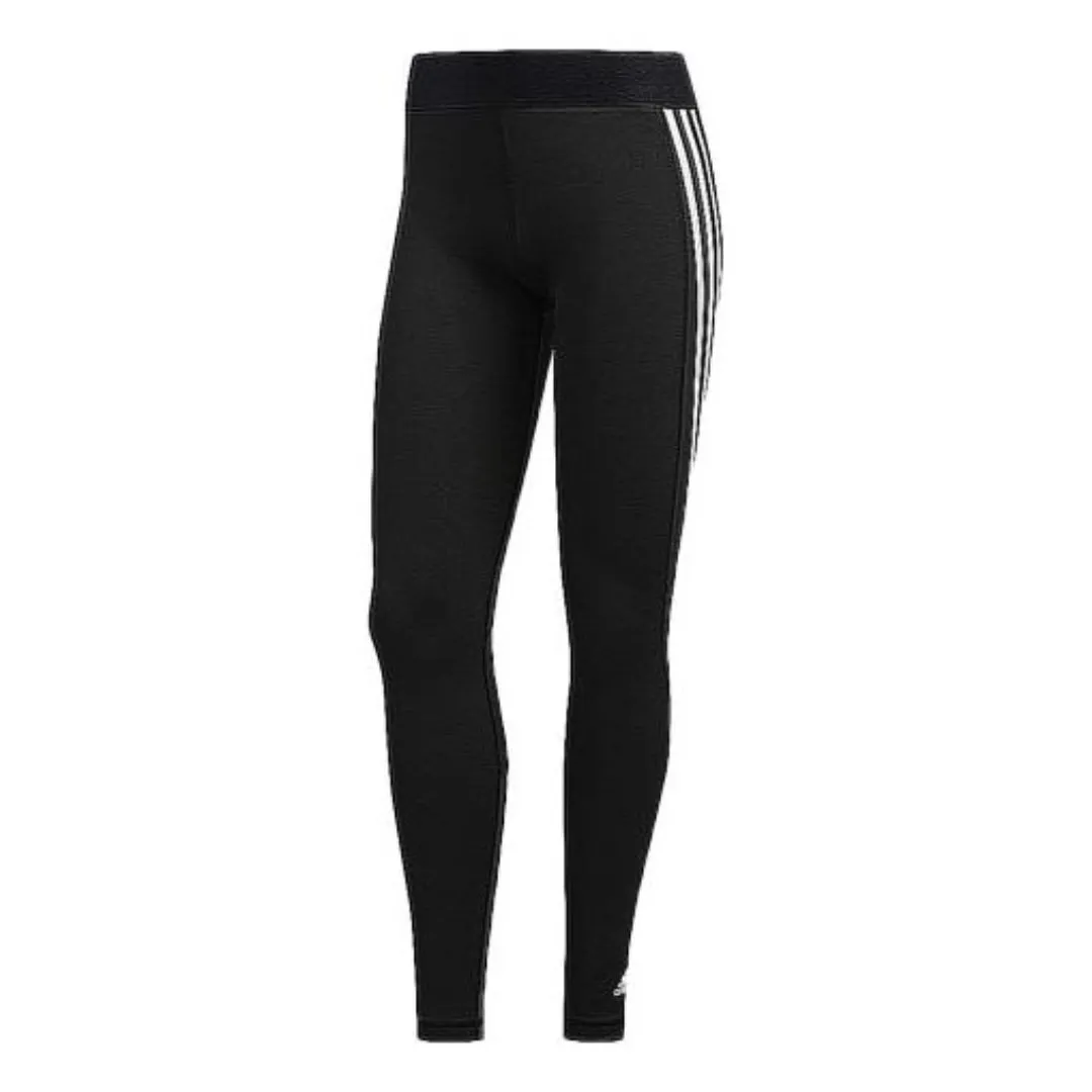 (WMNS) adidas Alphaskin 3-Stripes Long Tights Asia Sizing 'Black' FJ7173 sold by KicksCrew