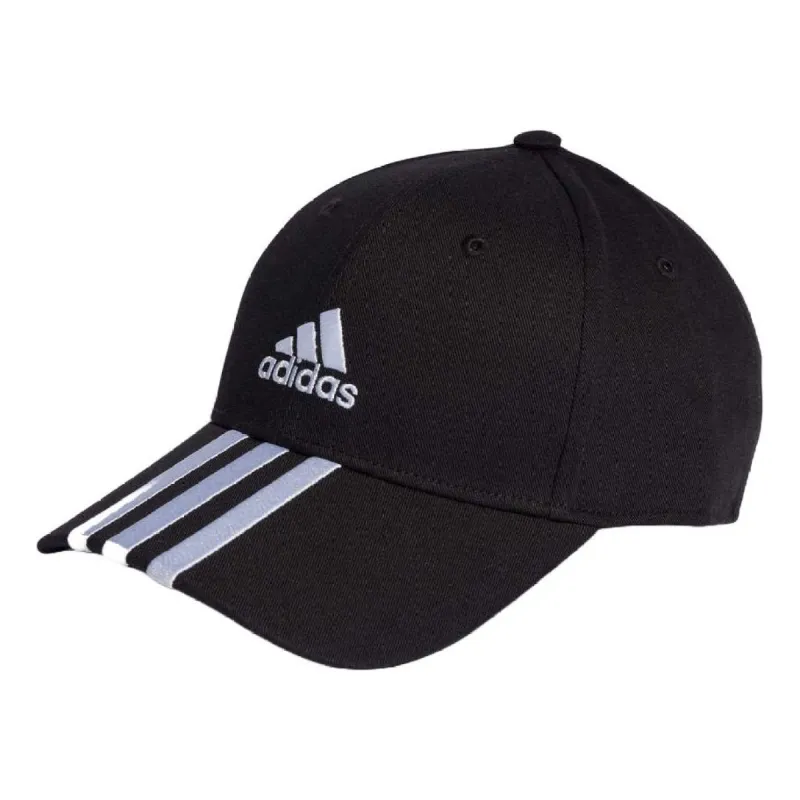 adidas 3-Stripes Cotton Twill Baseball Cap 'Black' IB3242 sold by KicksCrew