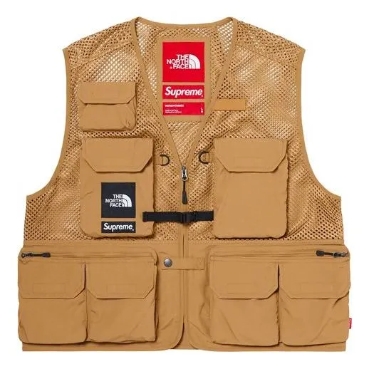 Supreme x The North Face Cargo Vest 'Tan Black' SUP-SS20-650 sold by KicksCrew