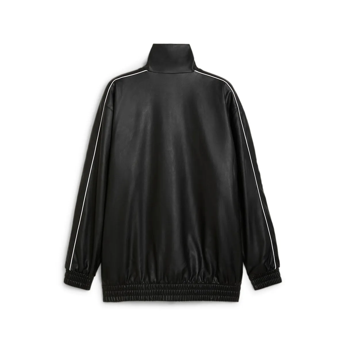 PUMA T7 Pleather Track Jacket 'Black' 627191-01 sold by KicksCrew product image thumbnail 2