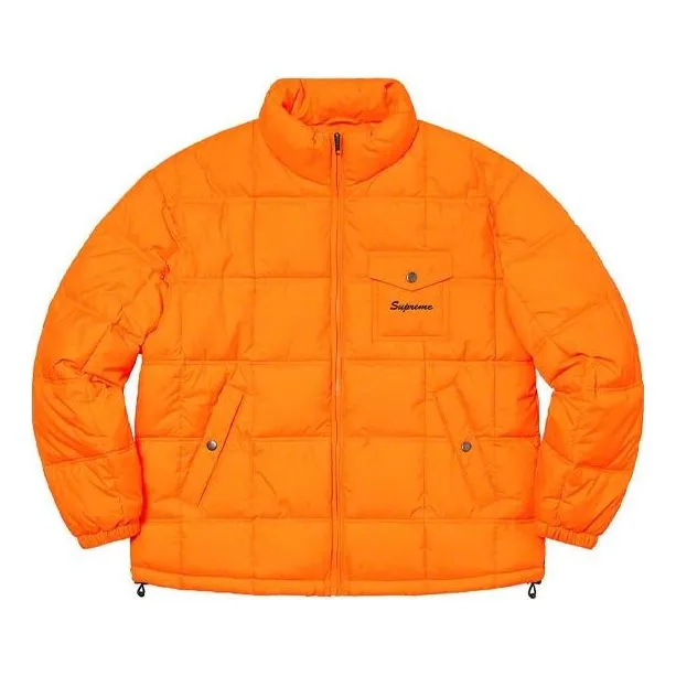Supreme Iggy Pop Puffy Jacket 'Orange Black' SUP-SS21-507 sold by KicksCrew