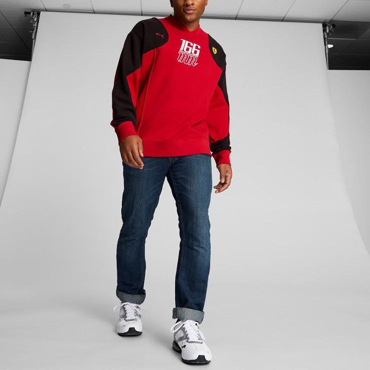 Puma Scuderia Ferrari Statement Crew Neck Sweatshirt 'Red' 538108-02 sold by KicksCrew product image thumbnail 3