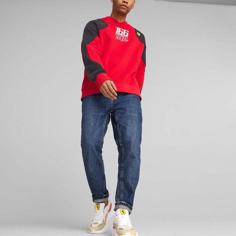Puma Scuderia Ferrari Statement Crew Neck Sweatshirt 'Red' 538108-02 sold by KicksCrew product image thumbnail 4