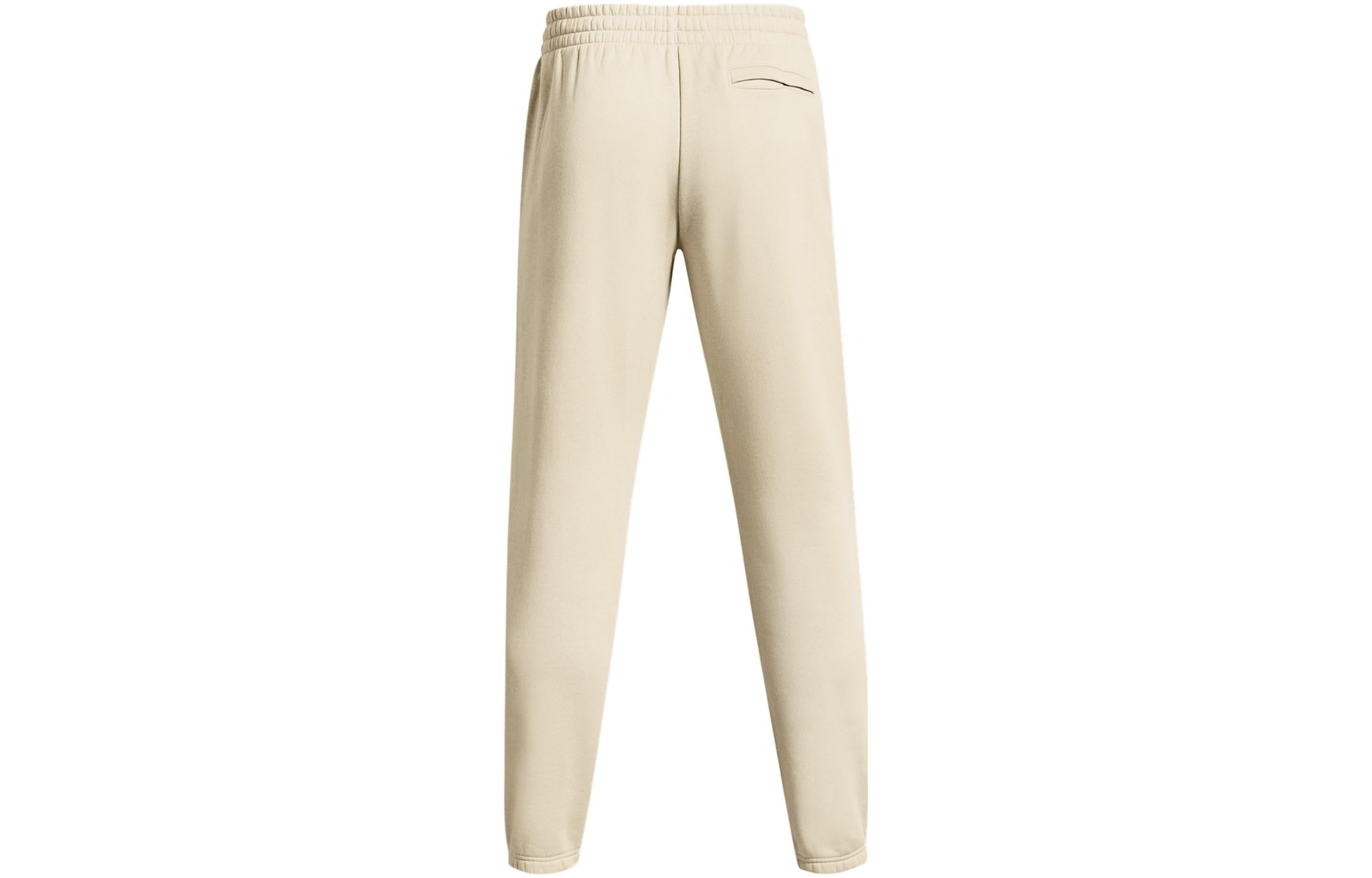 Under Armour Essential Fleece Joggers 'Beige' 1381216-289 sold by KicksCrew product image thumbnail 2