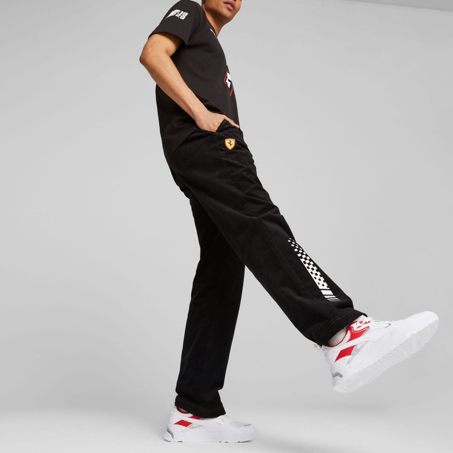 PUMA x Ferrari Race Garage Crew Mens Pants Logo 621121-01 sold by KicksCrew product image thumbnail 5