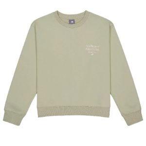 (WMNS) New Balance NBX Crew Neck Sweatshirt 'Olive Green' AWT41300-OVN sold by KicksCrew