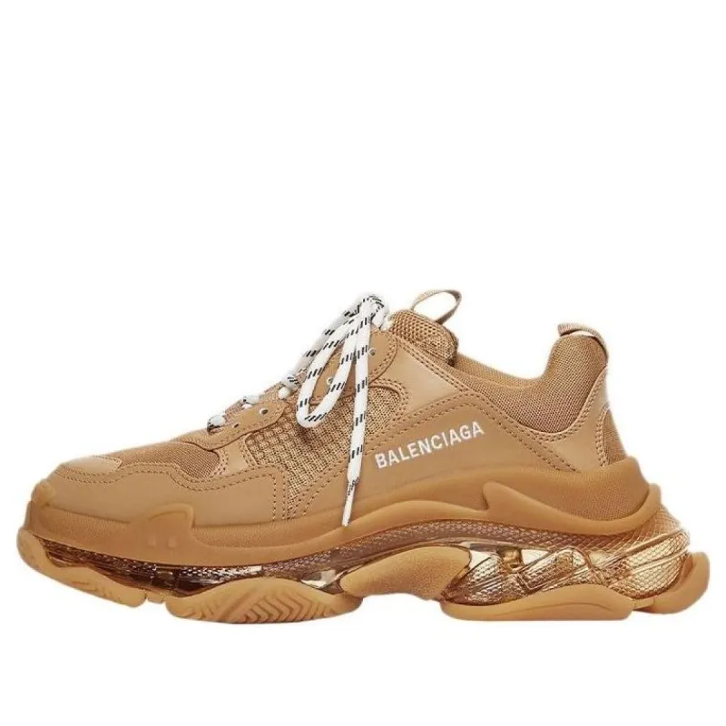 Balenciaga Triple S Sneakers 'Clear Sole Brown' 541624W2GA12706 sold by KicksCrew