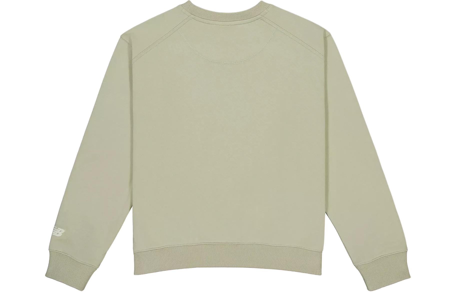 (WMNS) New Balance NBX Crew Neck Sweatshirt 'Olive Green' AWT41300-OVN sold by KicksCrew product image thumbnail 2