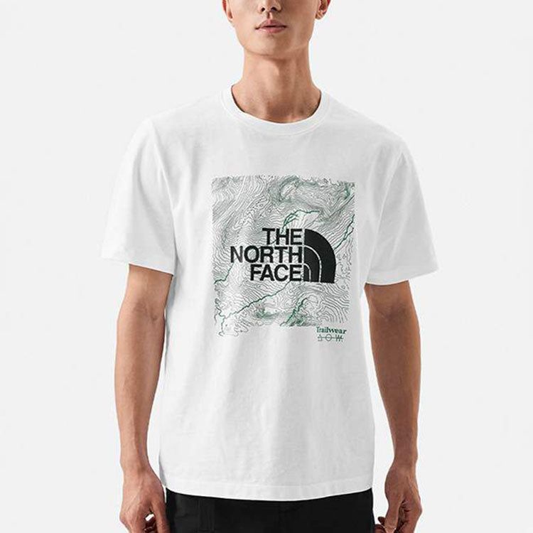 THE NORTH FACE Trailwear Logo T-Shirt 'White' NF0A7WF3-FN4 sold by KicksCrew product image thumbnail 3